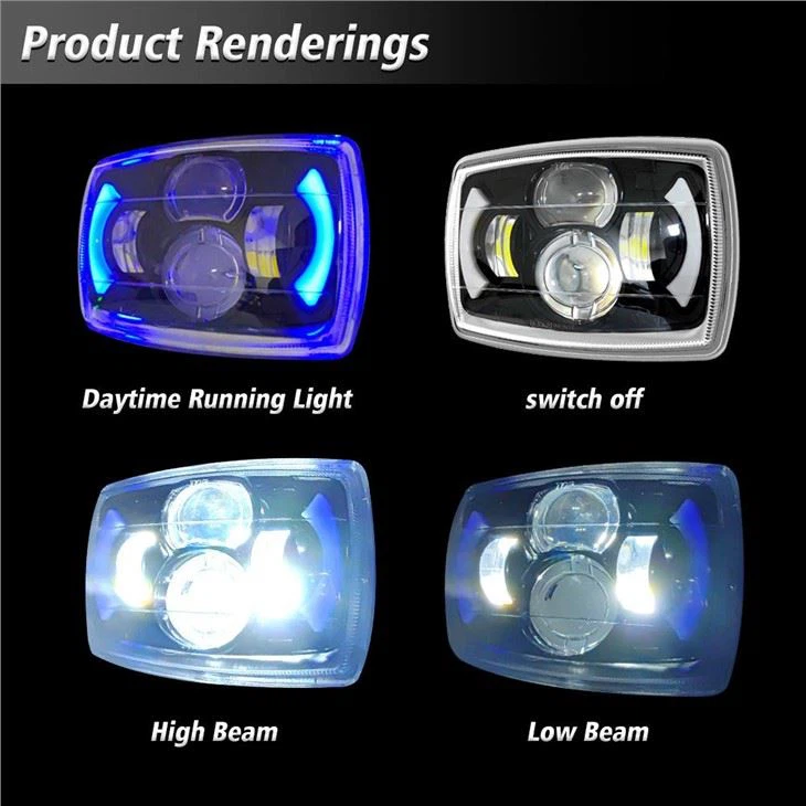 Motorcycle Headlight With DRL IP67